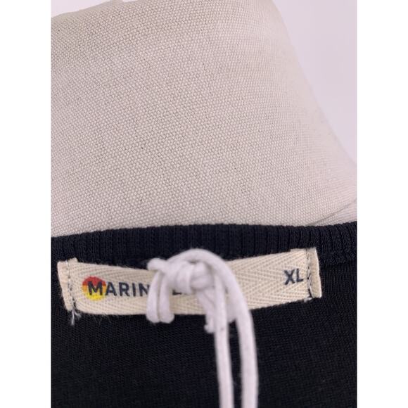 NWT Marine Layer Lexi Fit & Flare Midi Dress Black Ribbed Beach Boho XL - Picture 10 of 14